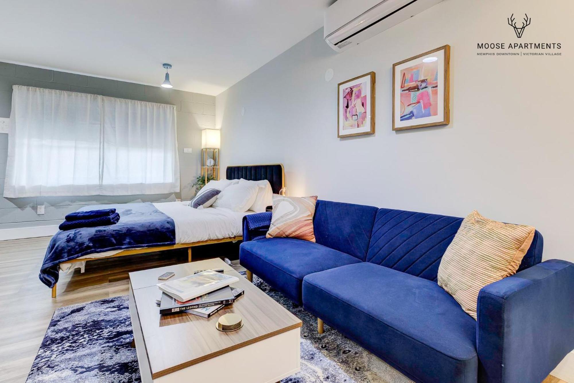 The Moose #9 - Brand New Luxe Modern Loft With Free Parking, King Bed & Fast Wifi Leilighet Memphis Eksteriør bilde