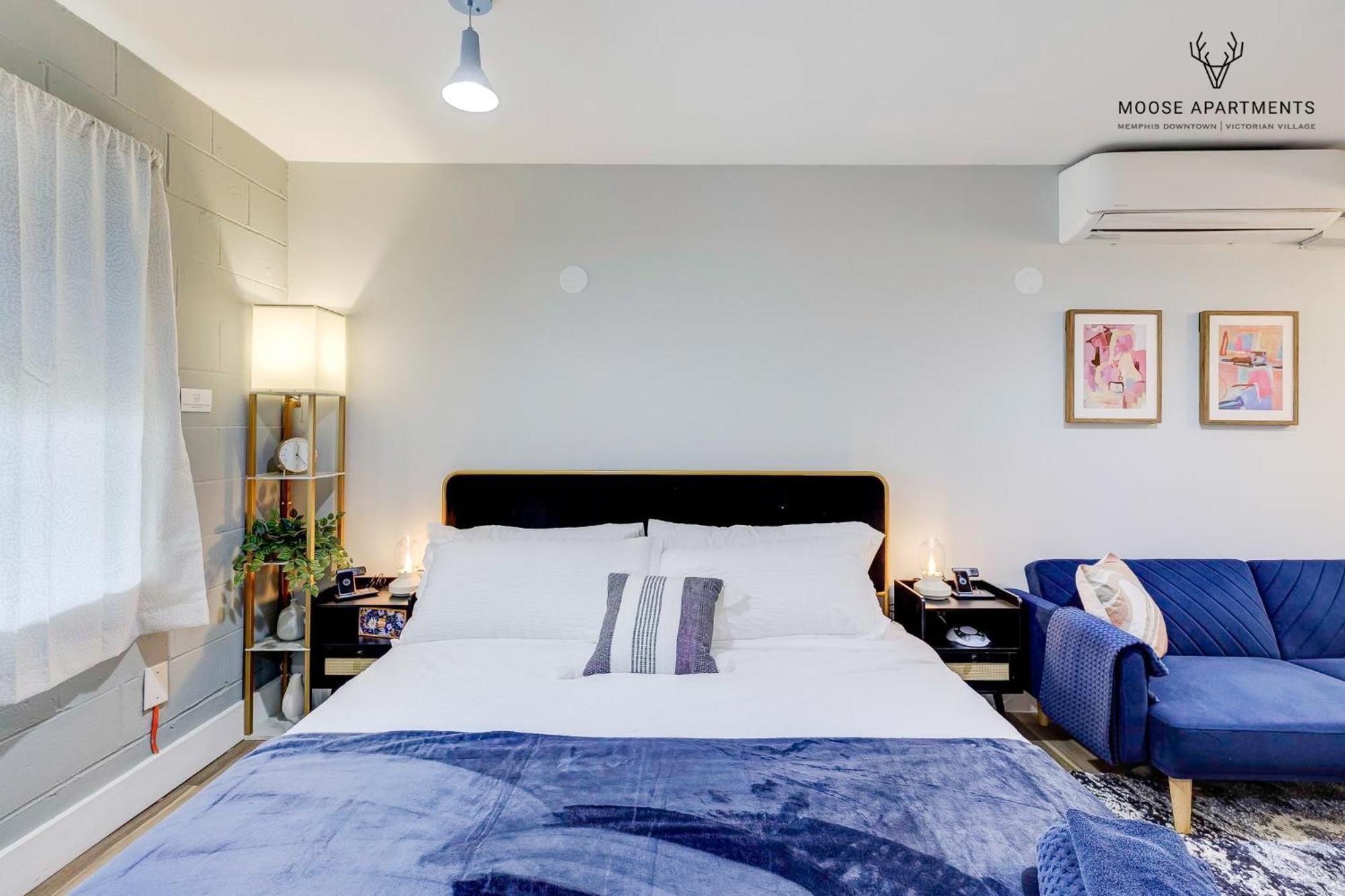 The Moose #9 - Brand New Luxe Modern Loft With Free Parking, King Bed & Fast Wifi Leilighet Memphis Eksteriør bilde